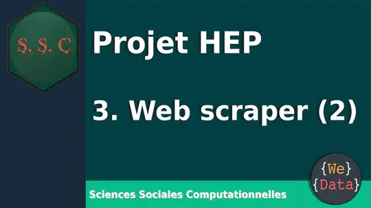 HEP - 3. Web scraper (2)